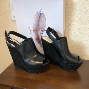 Jessica Simpson wedges